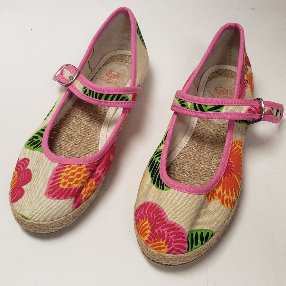 SUGAR Canvas Youth Girls Mary Jane Flats